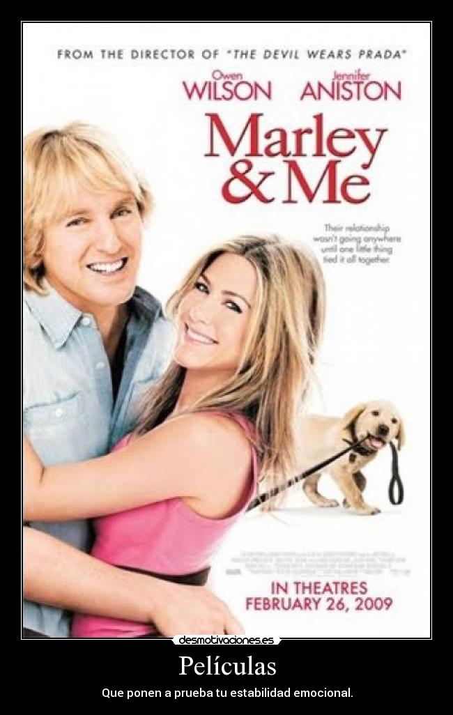 Películas - Que ponen a prueba tu estabilidad emocional.