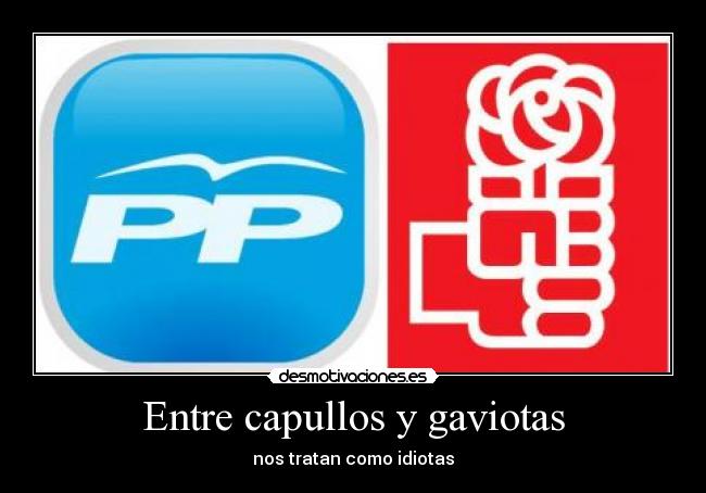 Entre capullos y gaviotas - nos tratan como idiotas