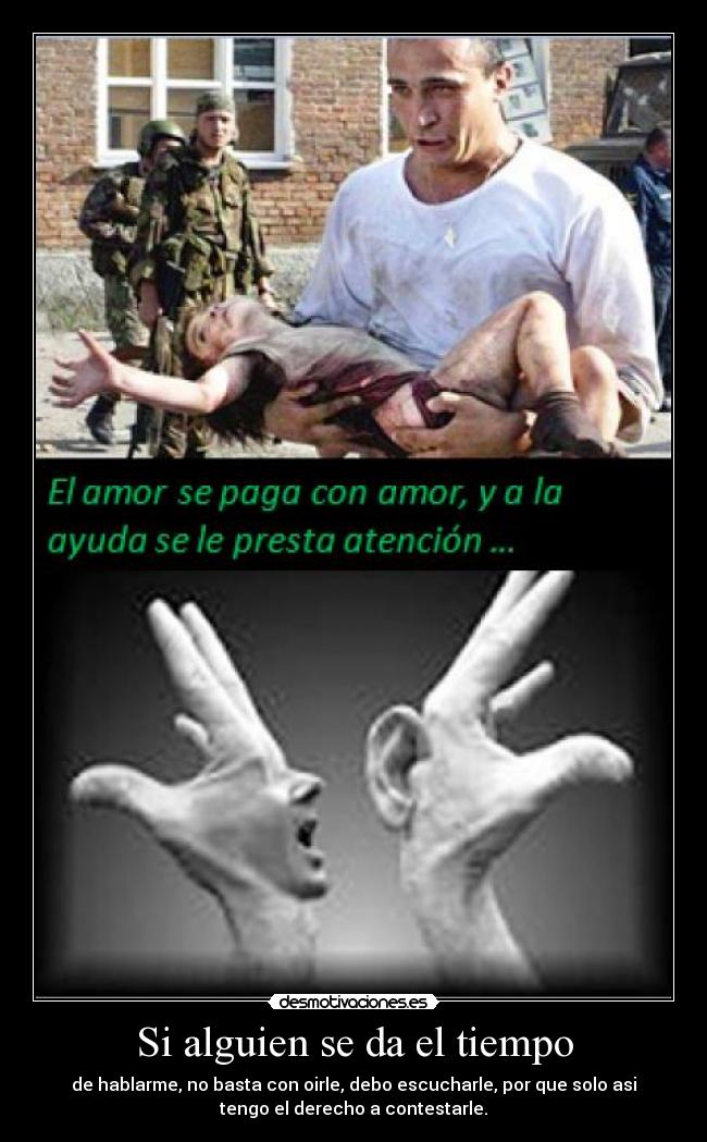 carteles accion reaccion causa consecuencia escuchar amor desmotivaciones