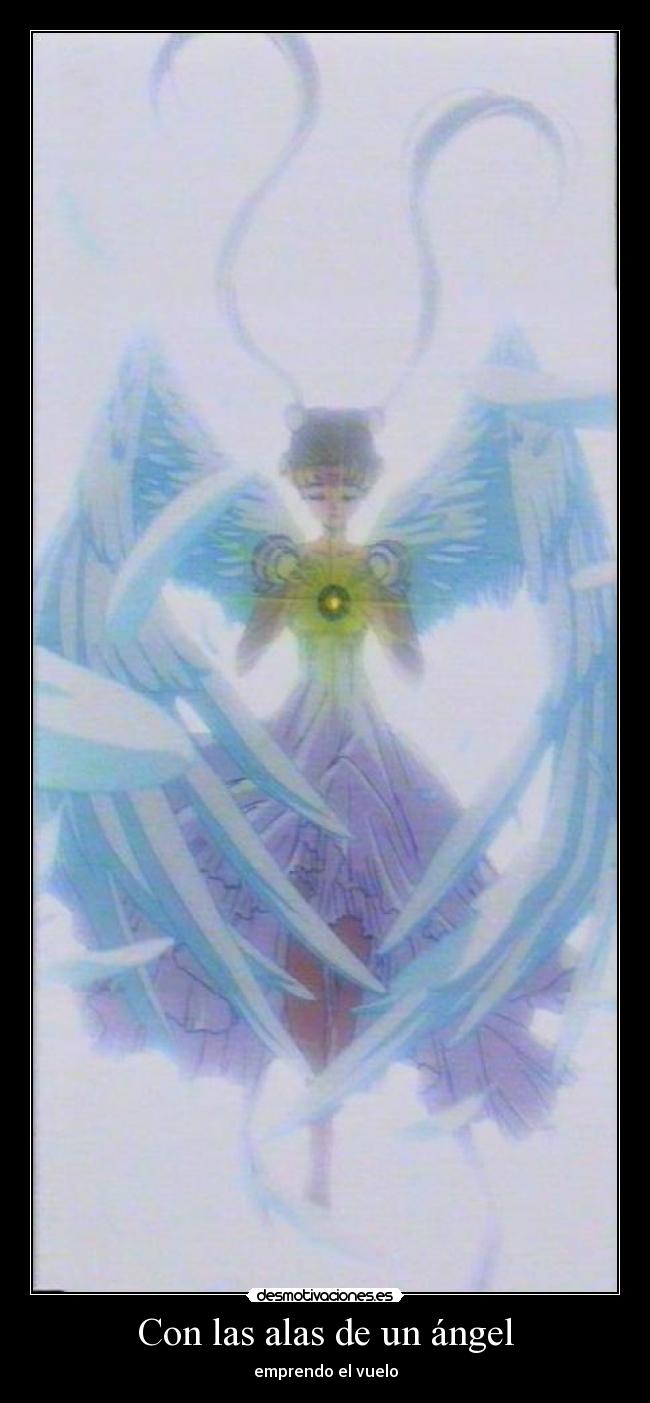 Con las alas de un ángel -