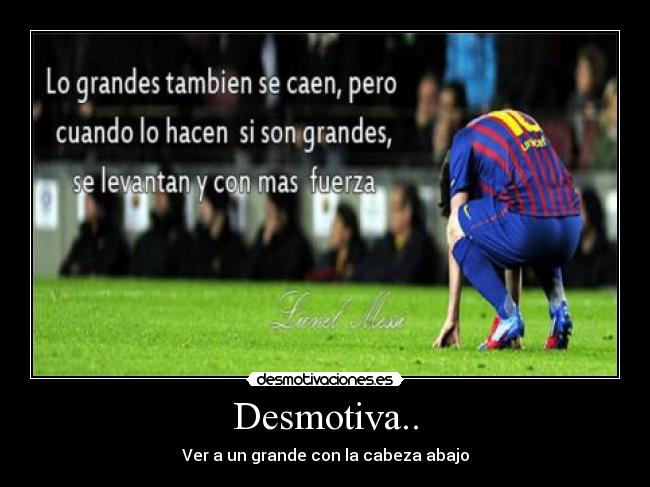 carteles futbol desmotivaciones