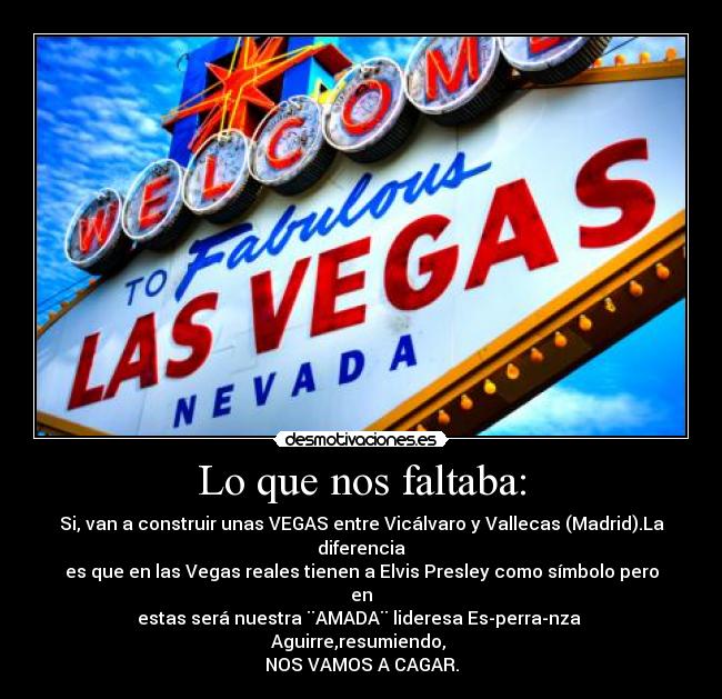 Lo que nos faltaba: - 