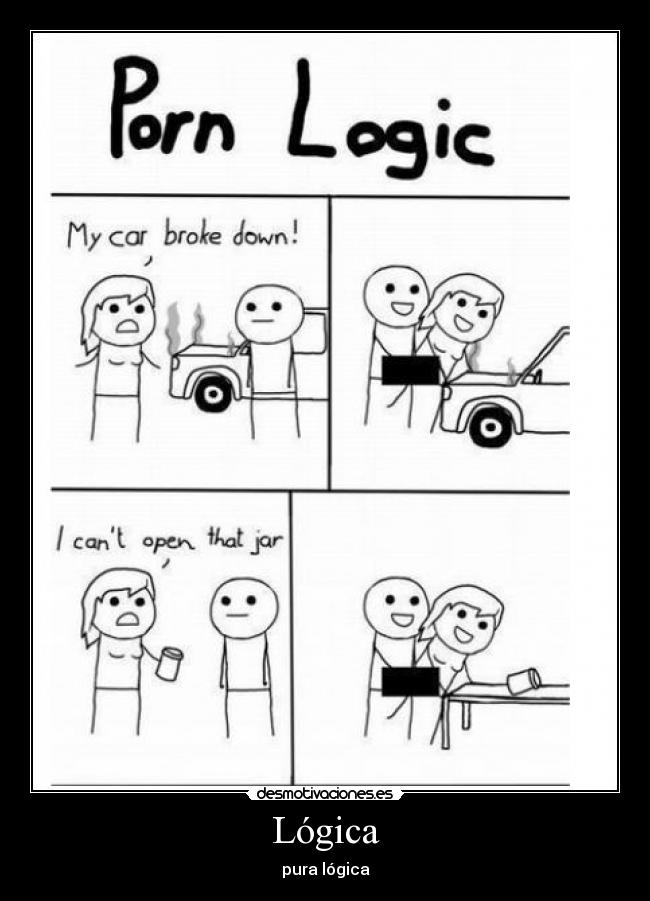 carteles porn logic desmotivaciones