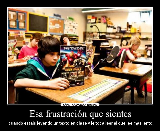 Esa frustración que sientes - 