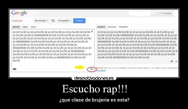 Escucho rap!!! -