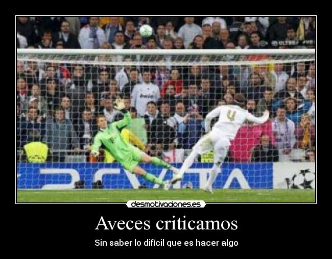 Aveces criticamos - 