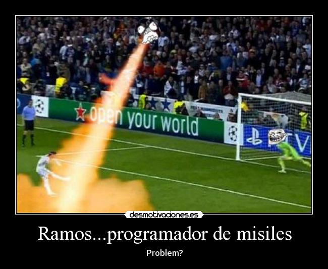 carteles ramos penalty penalti champions final desmotivaciones