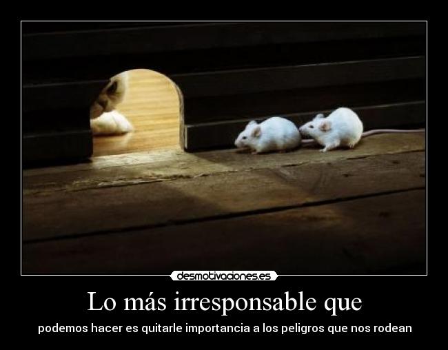 Lo más irresponsable que -