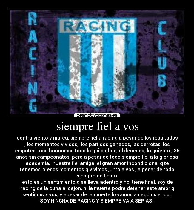 siempre fiel a vos - 