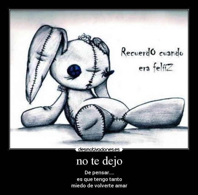 no te dejo - 