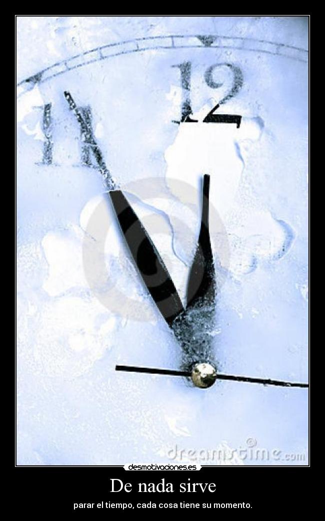 De nada sirve - 