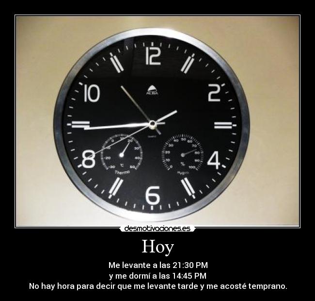 carteles reloj desmotivaciones