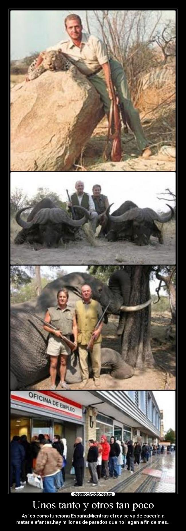 Unos tanto y otros tan poco - 