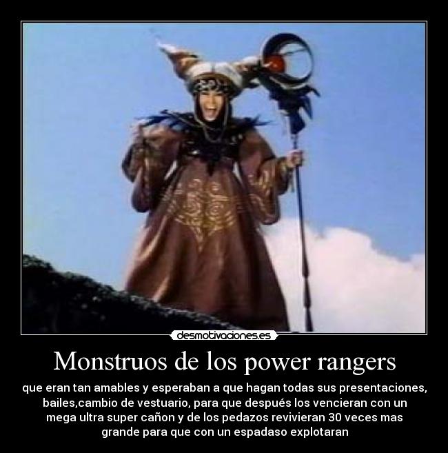 Monstruos de los power rangers -
