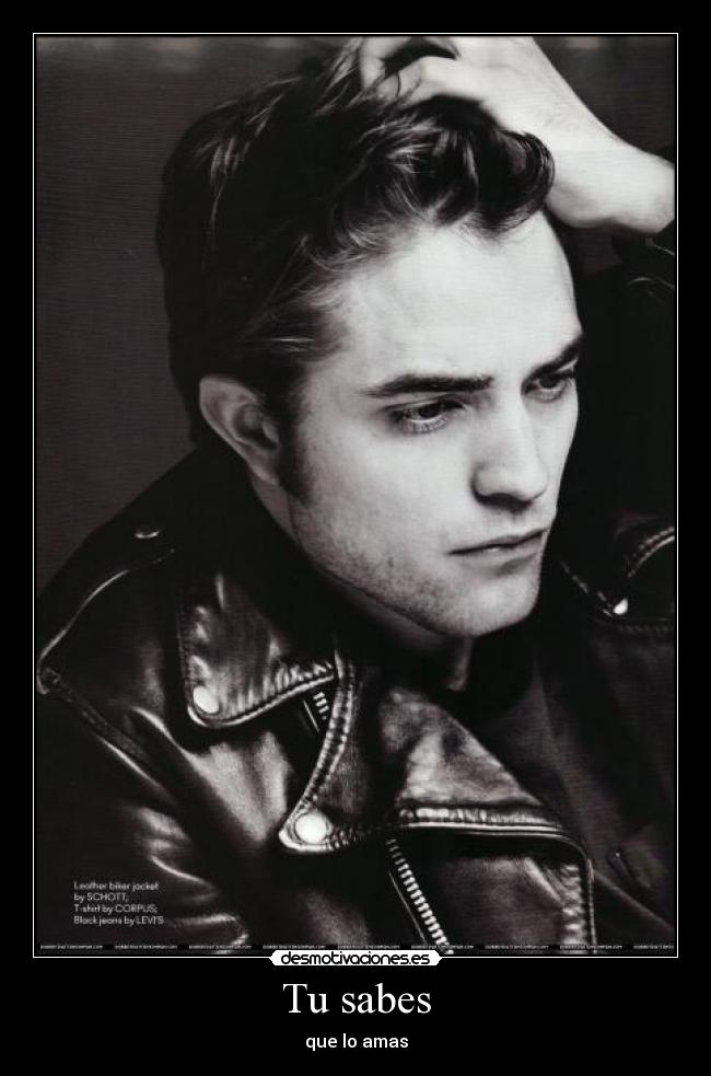 Tu sabes - que lo amas