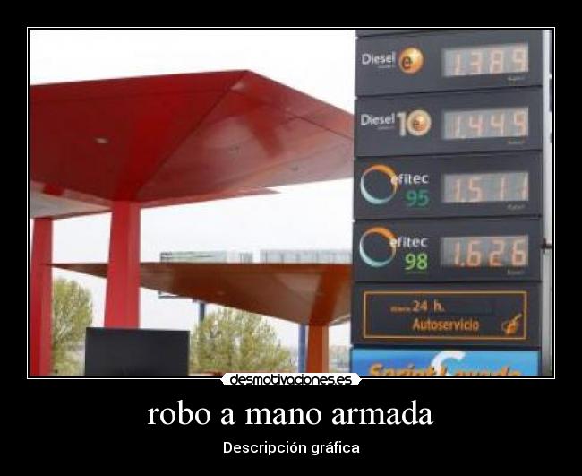 robo a mano armada -