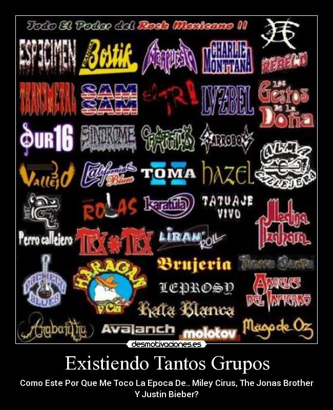 Existiendo Tantos Grupos -