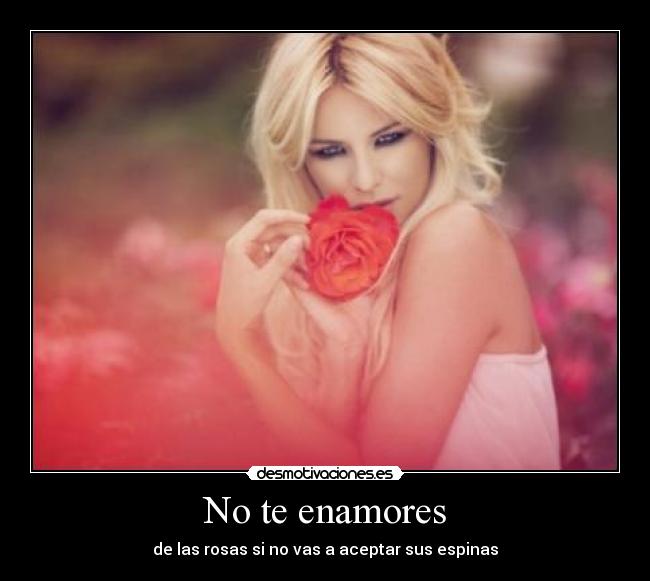No te enamores -