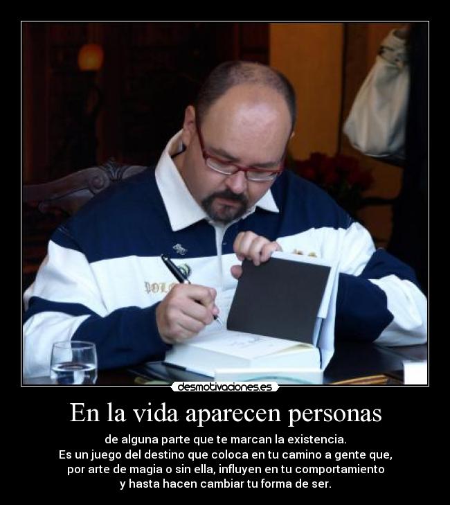 En la vida aparecen personas - 