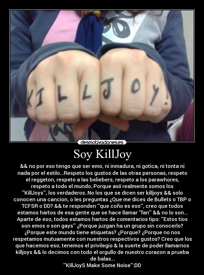 Soy KillJoy -