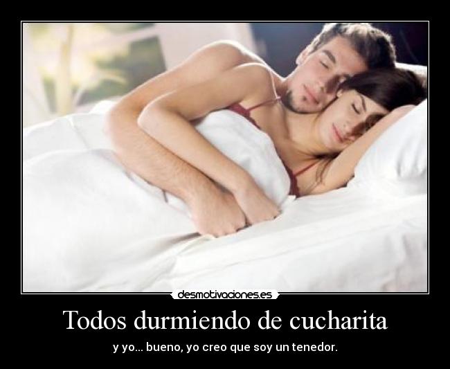 Todos durmiendo de cucharita - 