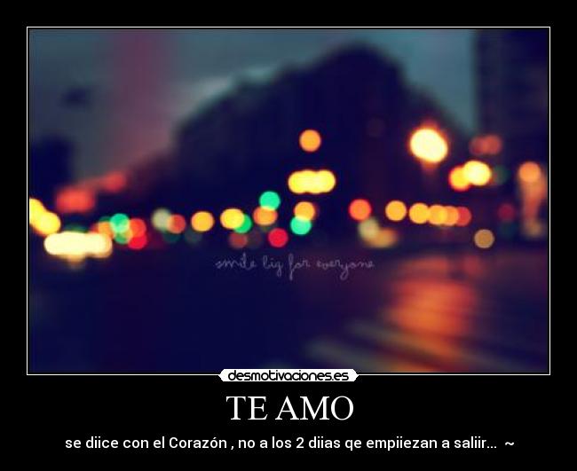 TE AMO - 