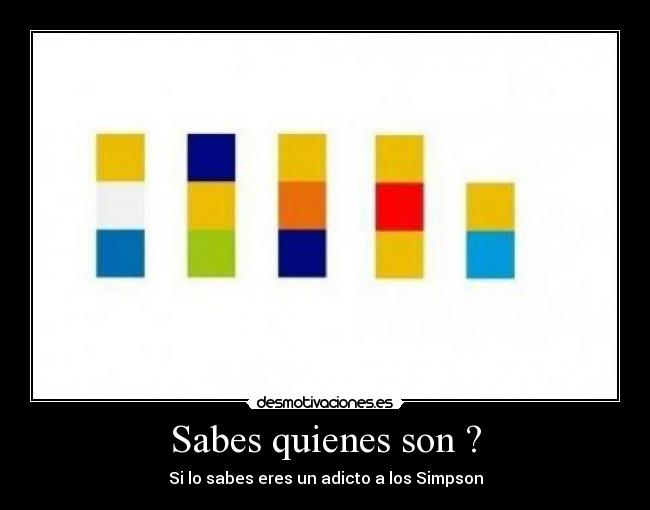 Sabes quienes son ? - 