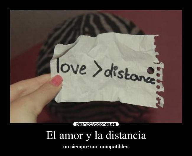 El amor y la distancia - 