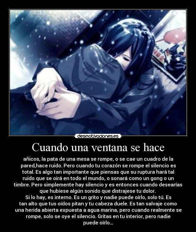 Cuando una ventana se hace - 