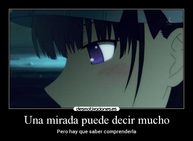 Una mirada puede decir mucho -