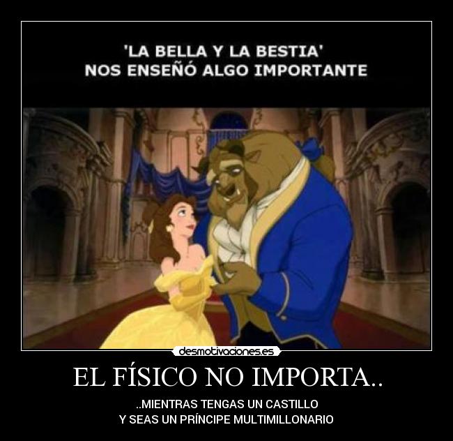 EL FÍSICO NO IMPORTA.. -
