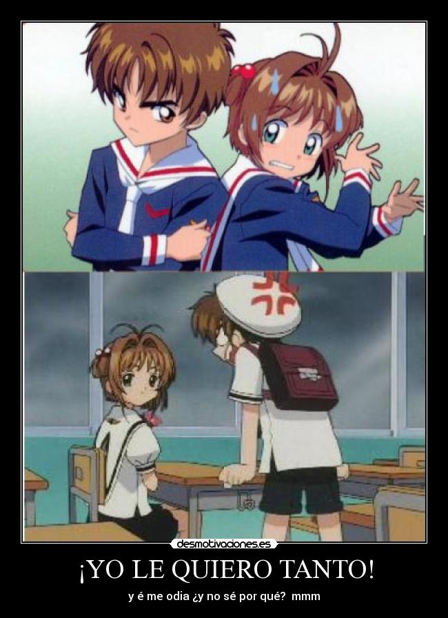 carteles darwin vacapantos sakura shaoran cadena desmotivaciones