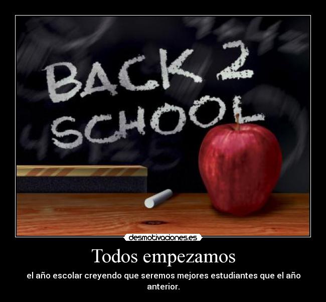 carteles back2school desmotivaciones