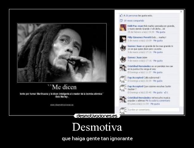 carteles bob marley desmotivaciones