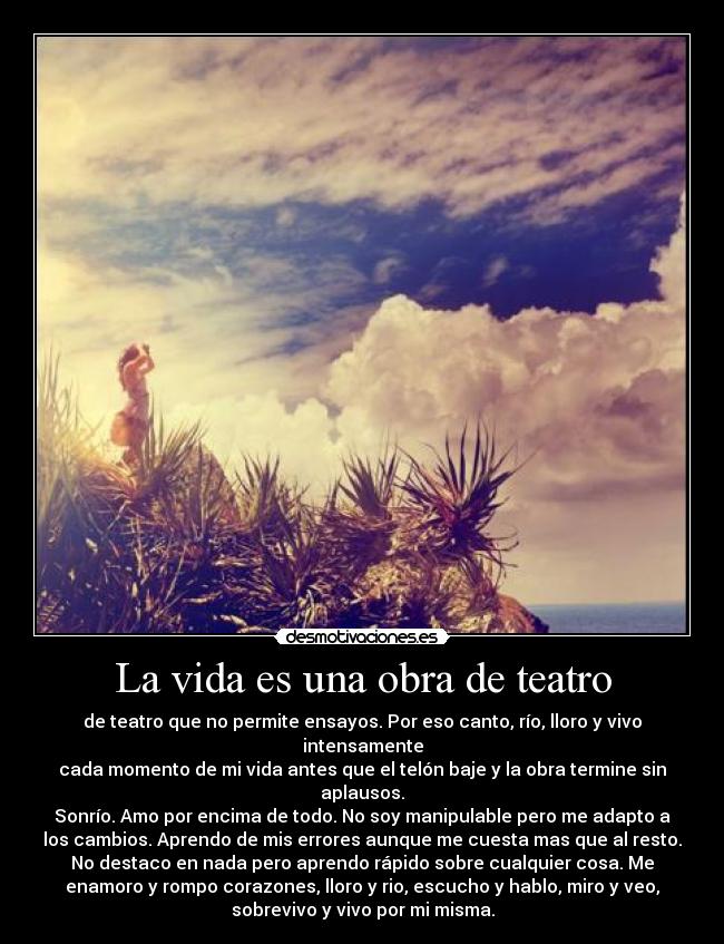 La vida es una obra de teatro -