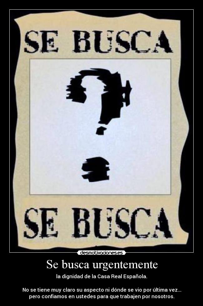 Se busca urgentemente - 