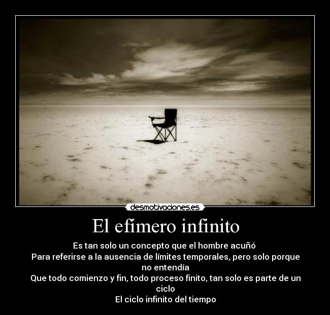 El efímero infinito - 