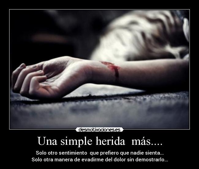 Una simple herida más.... -