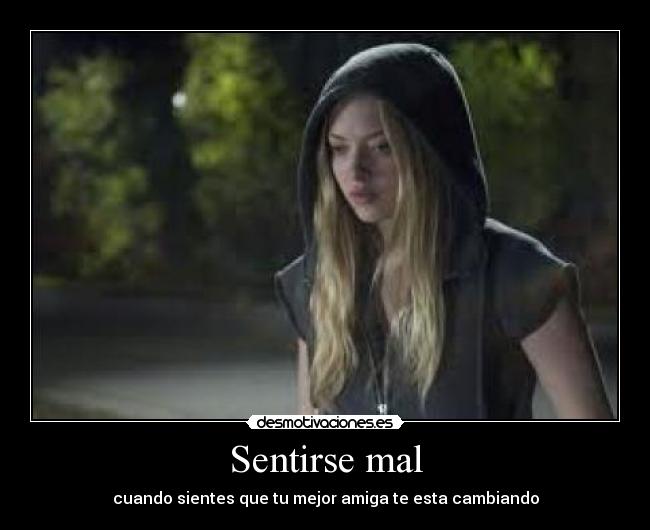 Sentirse mal -