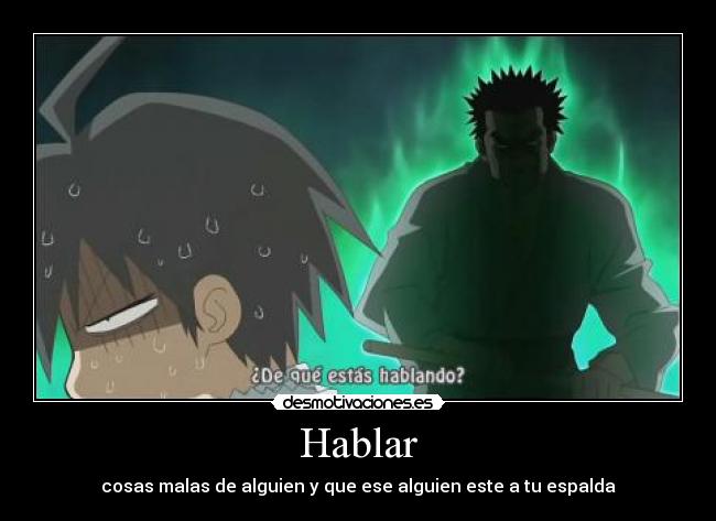 Hablar -