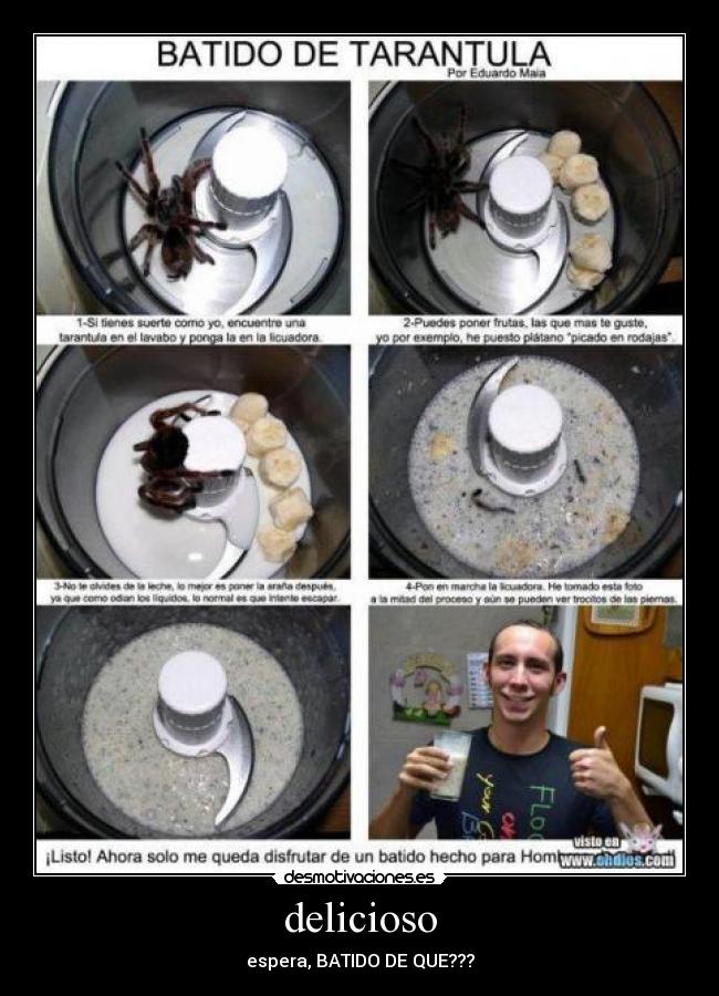 delicioso - espera, BATIDO DE QUE???