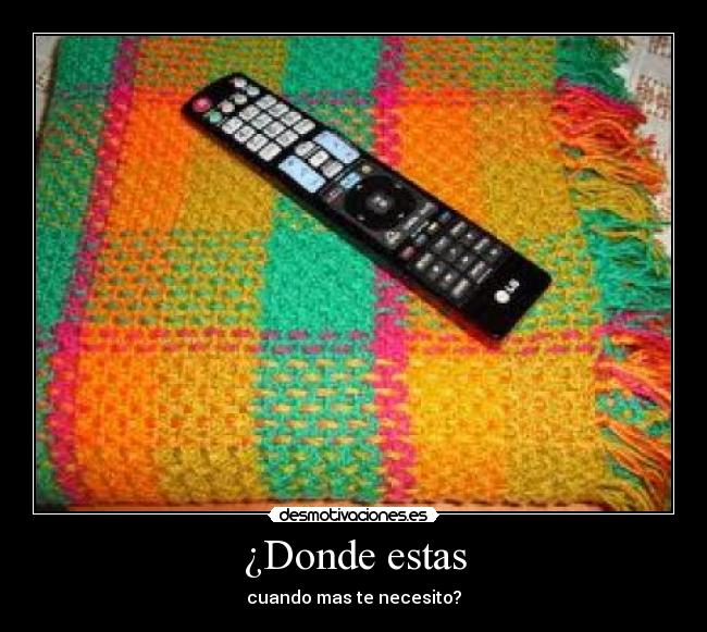 ¿Donde estas - 