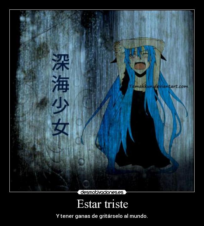 Estar triste - 