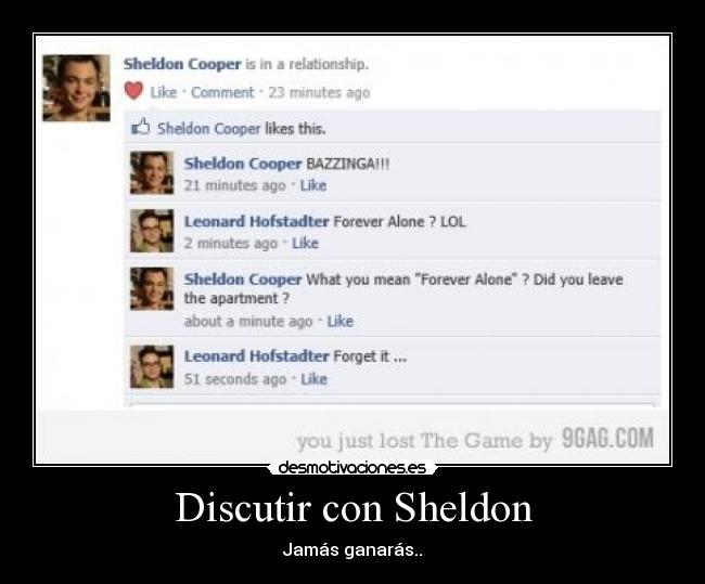 carteles sheldon desmotivaciones