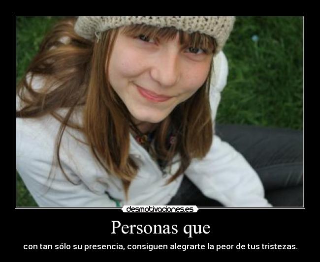 Personas que -