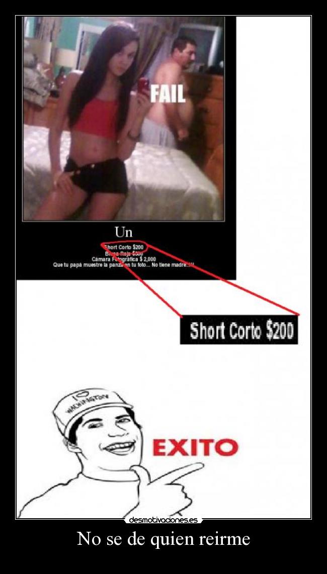 No se de quien reirme -