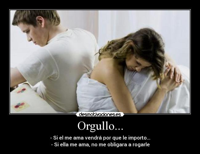 Orgullo... -