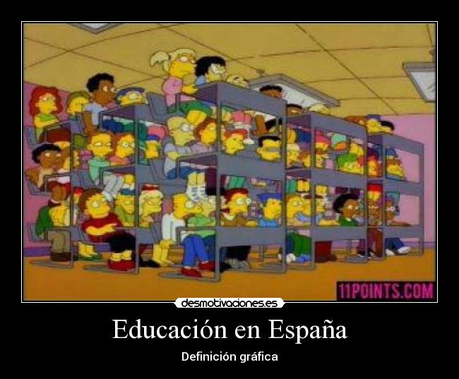 Educación en España - Definición gráfica