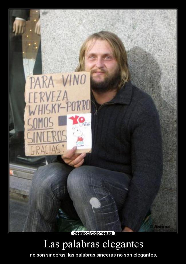 Las palabras elegantes - 