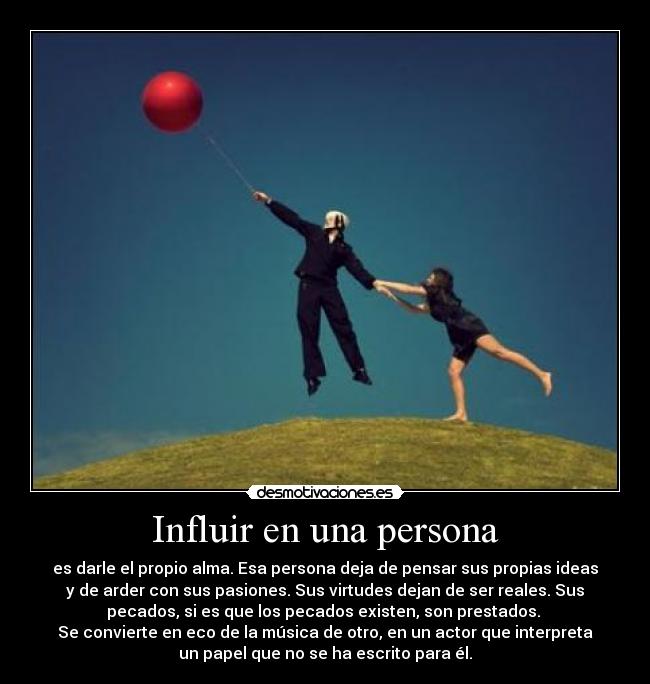 Influir en una persona - 